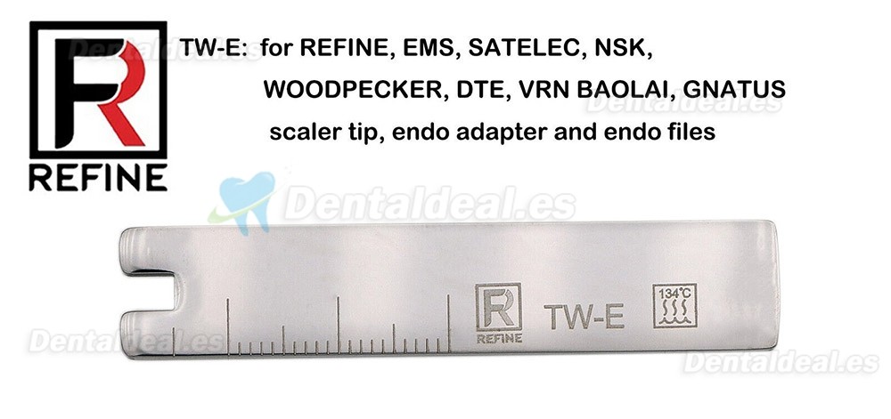 Refine TW-E/TW-A Llave Dinamométrica Scaler Ultrasónico Dental 2 Piezas Compatible SATELEC EMS